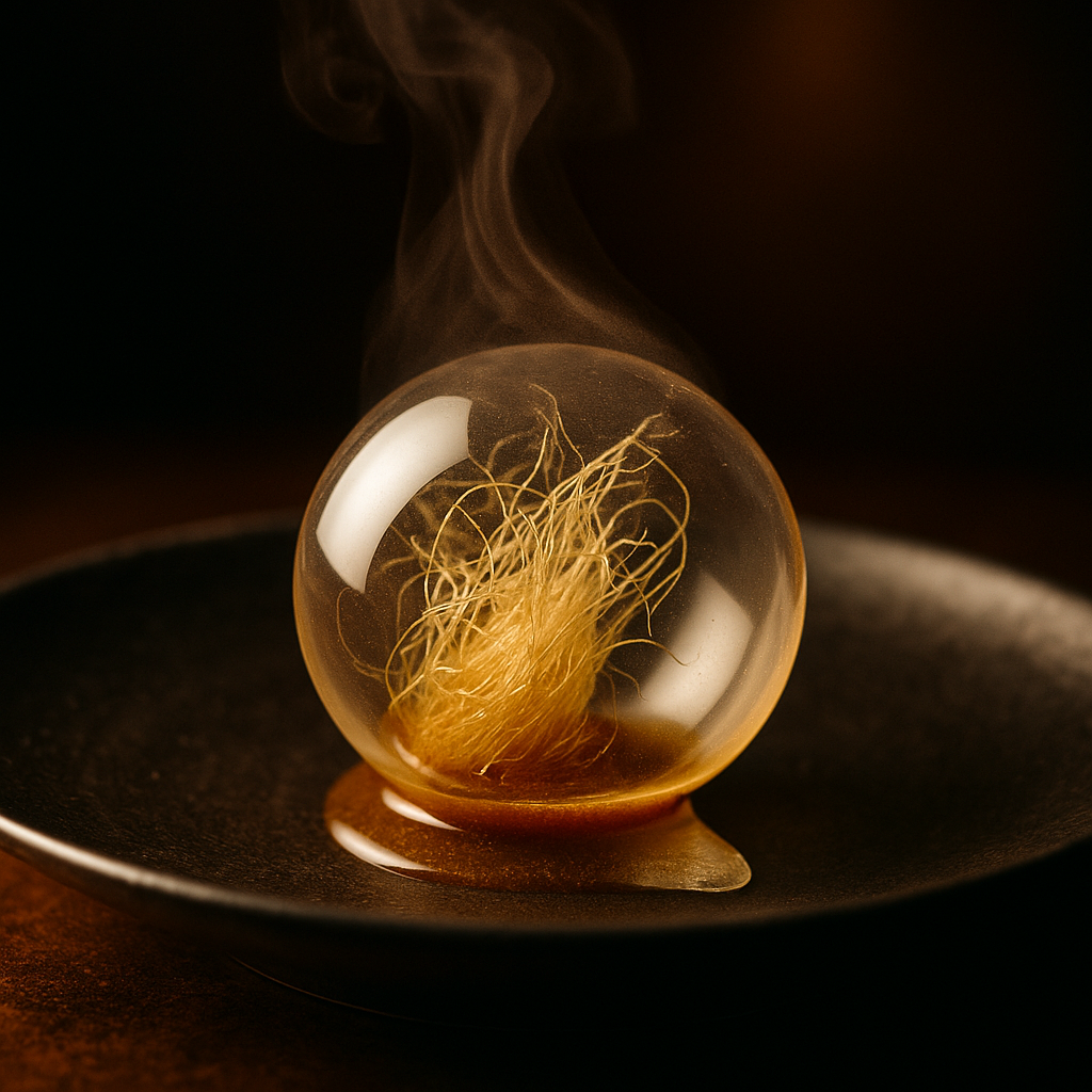 Vapor of heirloom corn silk