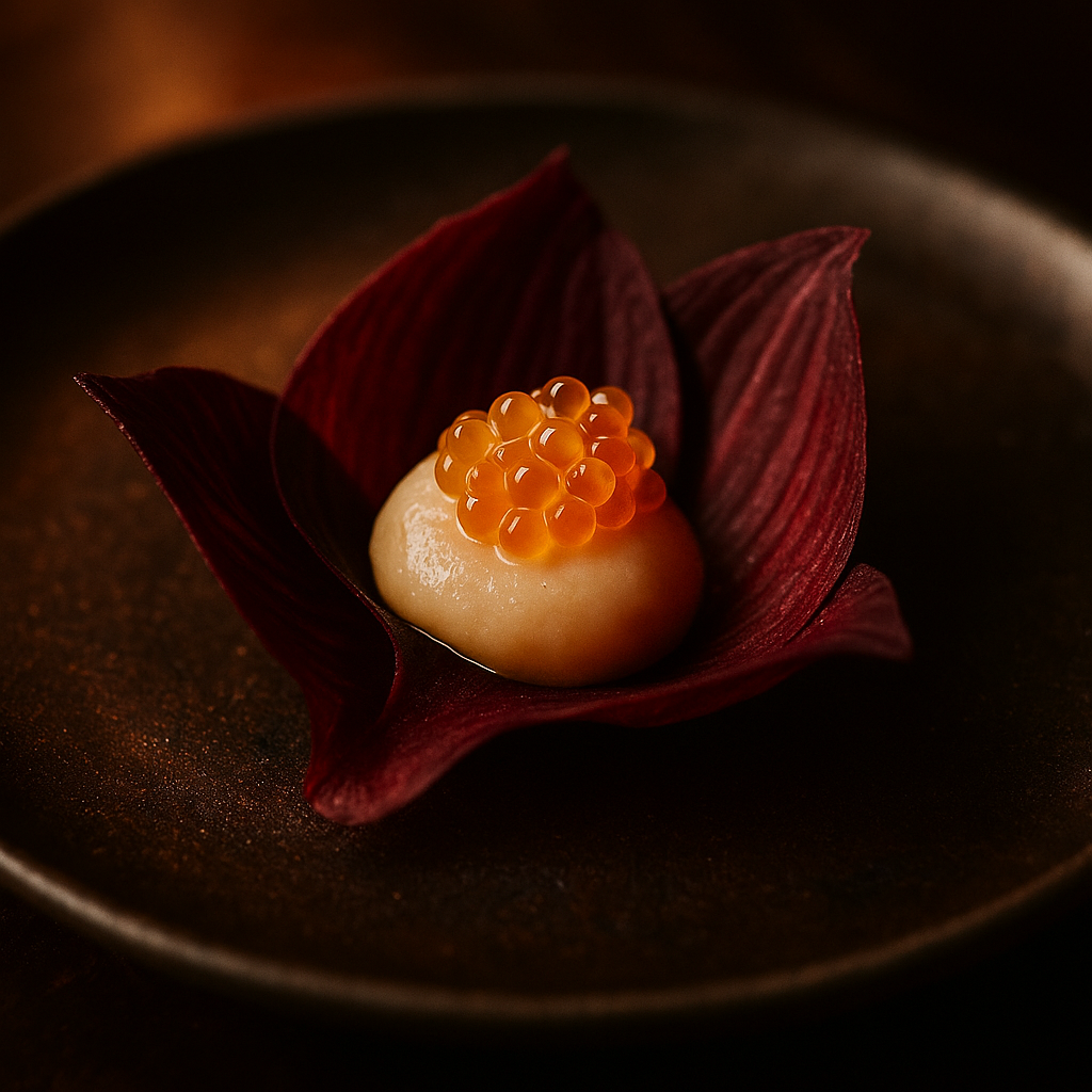 Petal of hibiscus leather