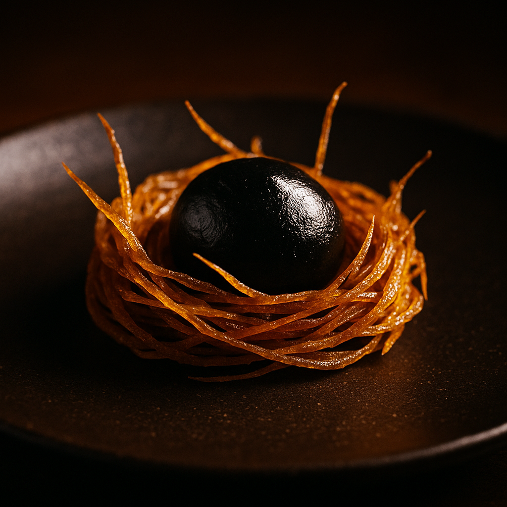 Fermented mango rind threads